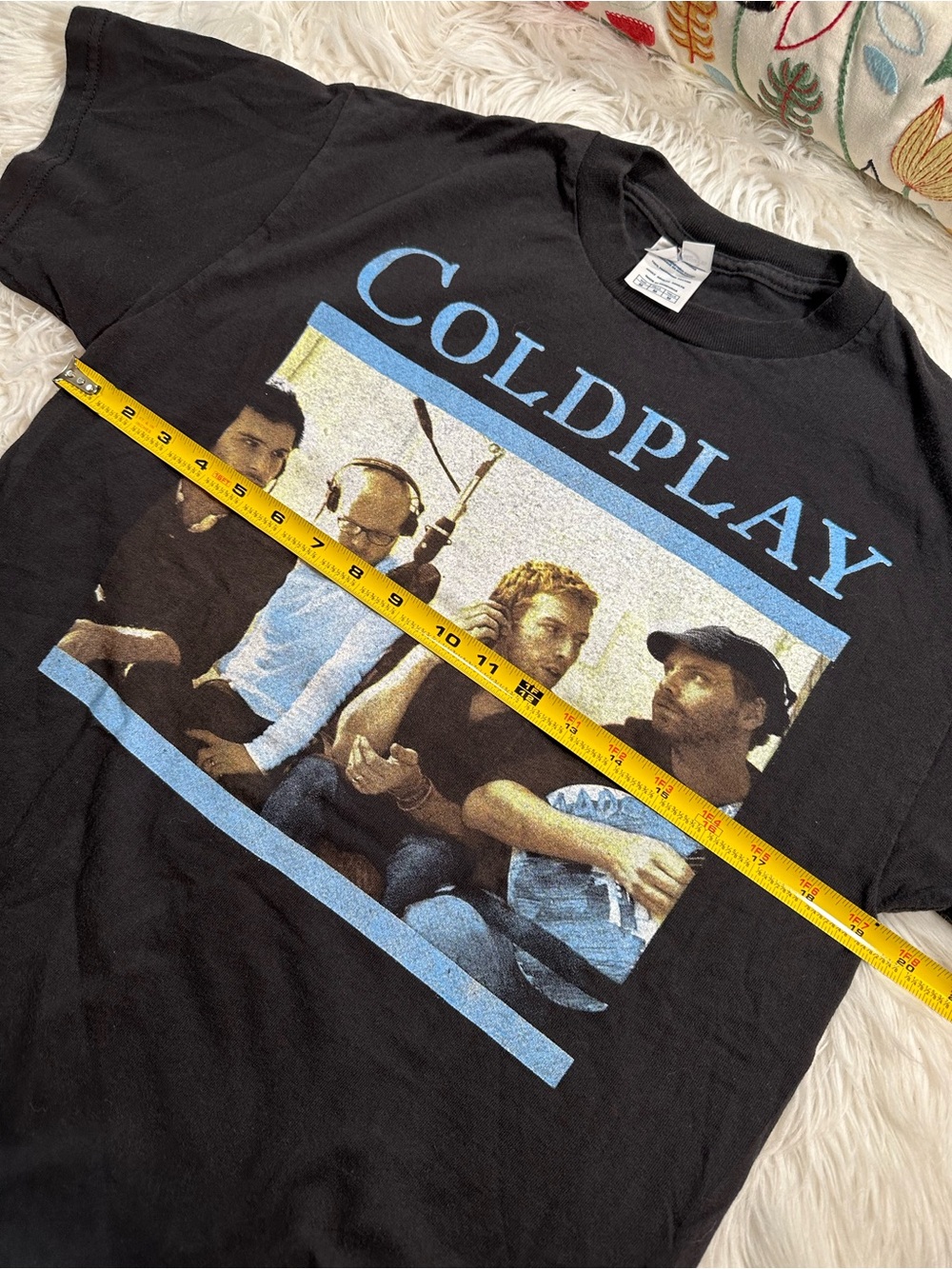 Vintage 2000s Coldplay Photo Tour Dates Band Tee - Picture 3 of 12